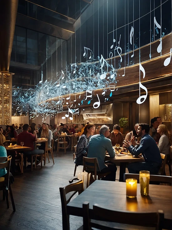 music in restaurant