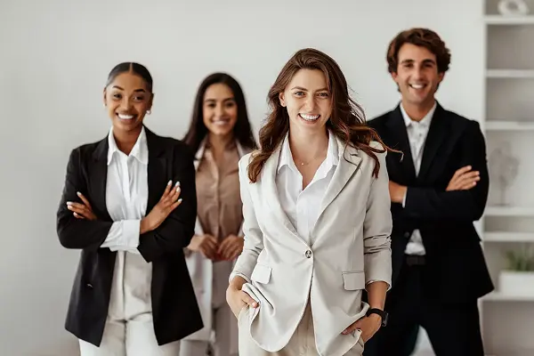 working business team